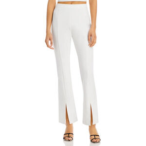 Lucy Paris Women Kari Slit Cuff Pants White Size S